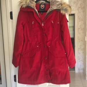 Amazing faux fur winter jacket / coat